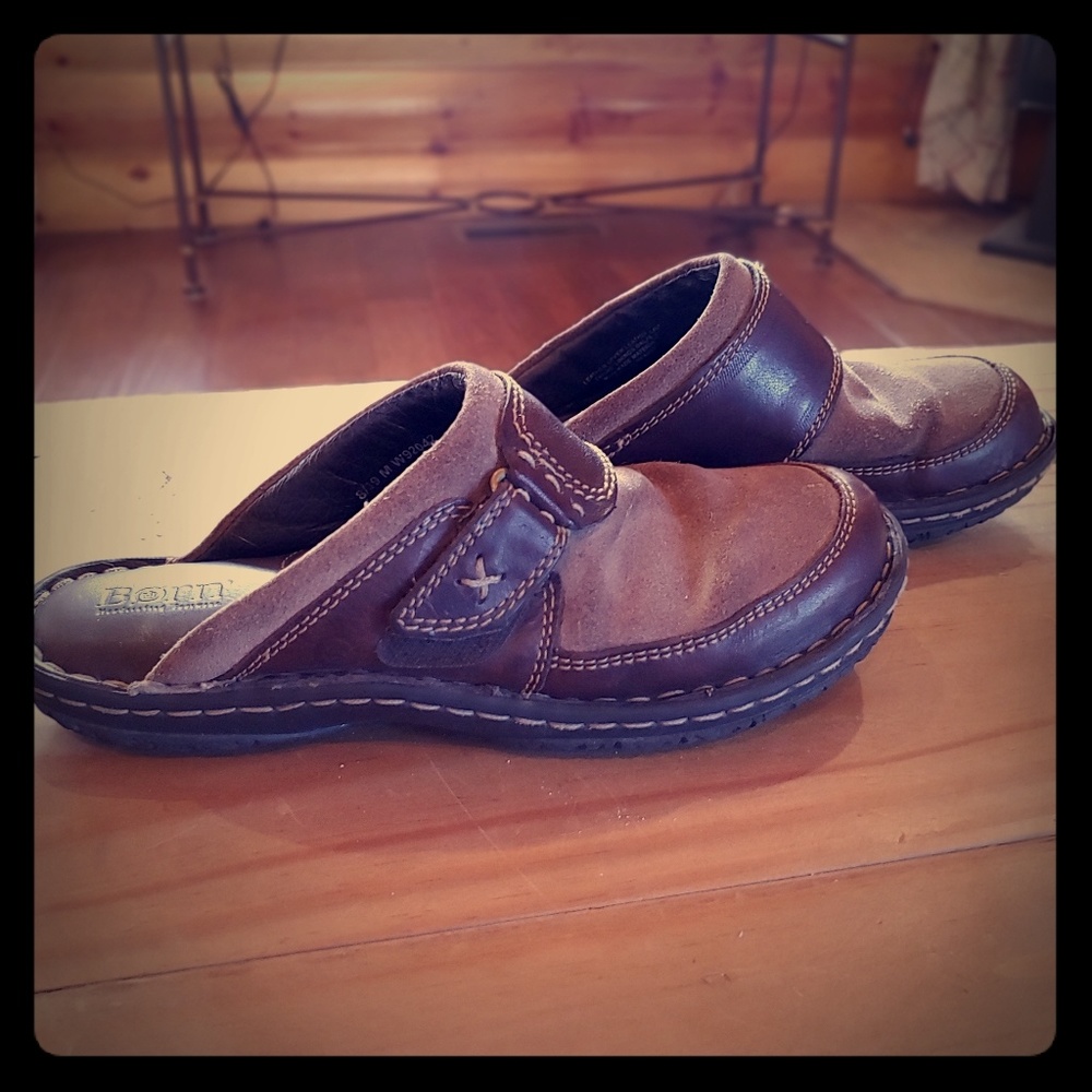 Born slip on mules